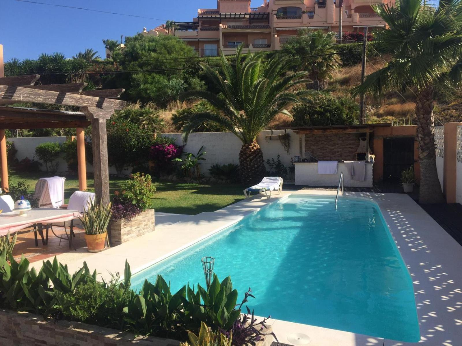 Villa Mijas With Pool 50 M Beach Fuengirola Buitenkant foto